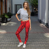 cherry bomb red leggings