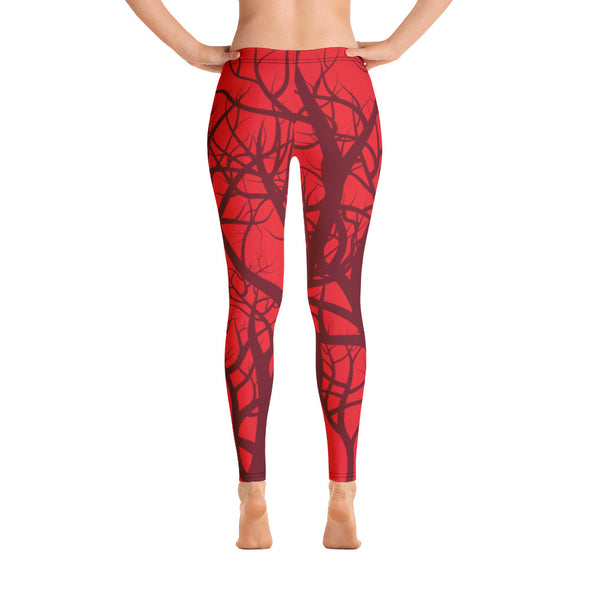 cherry bomb red leggings