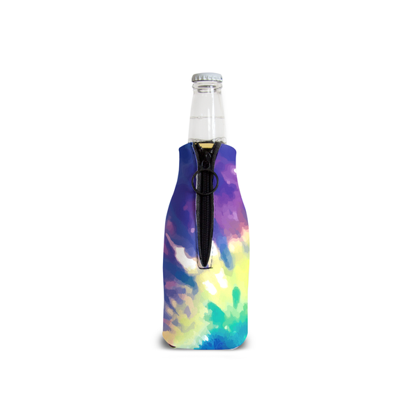 tie dye bottle koozie