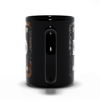 dog dad black coffee mug