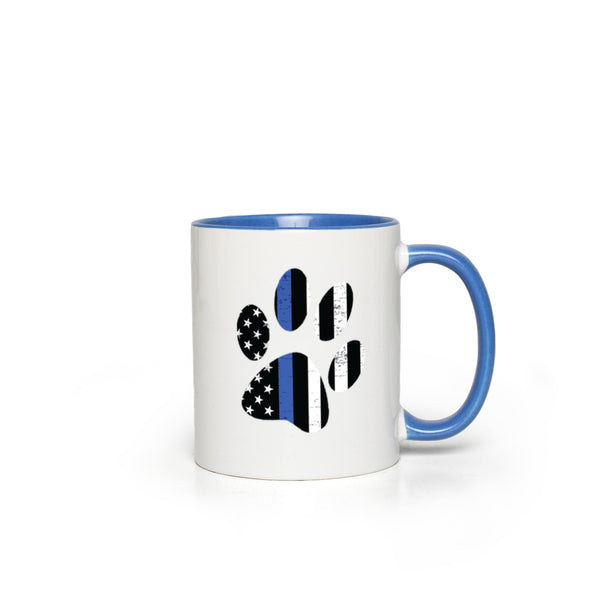 thin blue line coffee mug