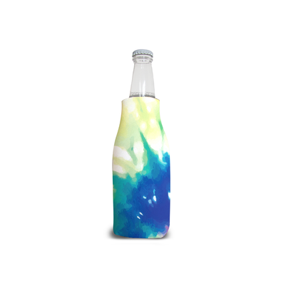 tie dye bottle koozie