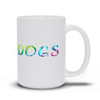 peace love dogs mug