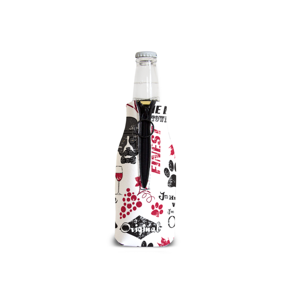 bottle koozie dog lover