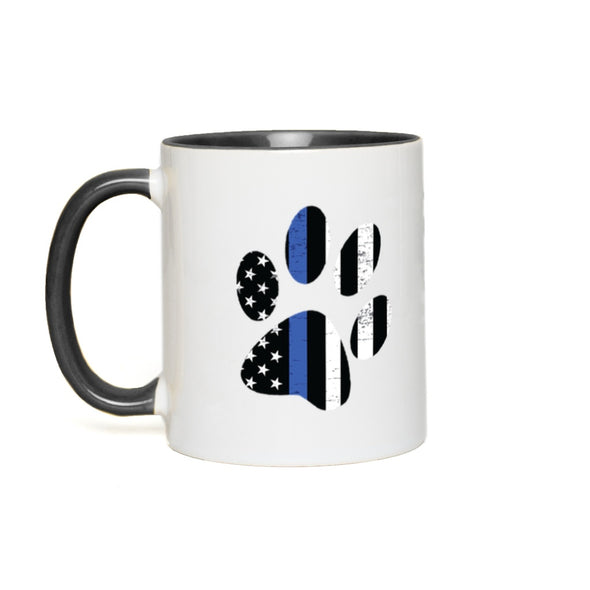 thin blue line coffee mug