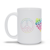 peace love dogs mug