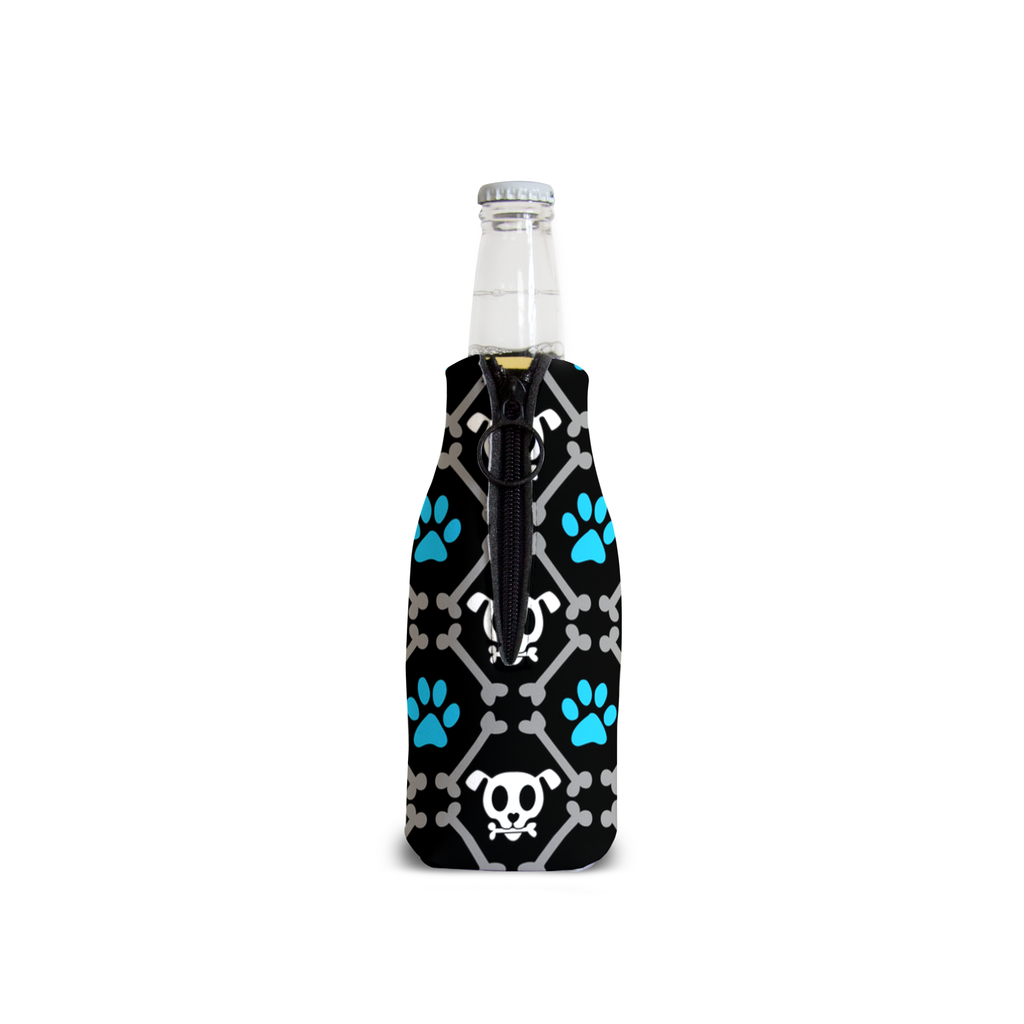 Bottle Koozie W/Zipper Bone Dogger – Pup Scruffs