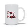 Dog Mom Buffalo Plaid Coffee Mug