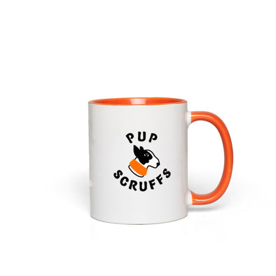 pup scruffs logo coffee mug