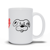 peace love dog coffee mug